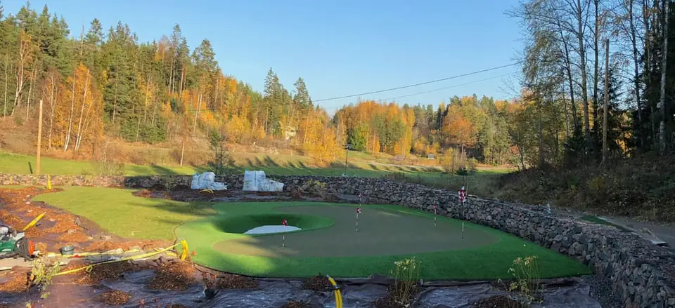 Golf tekonurmi bunkkeri
